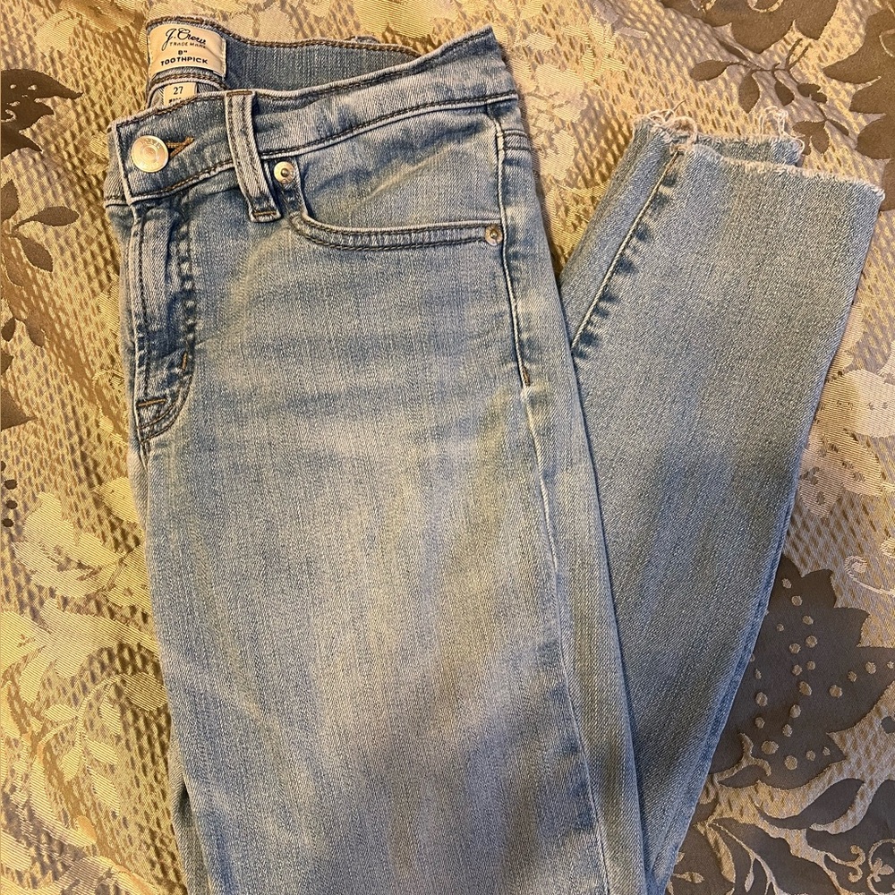J Crew Toothpick jeans